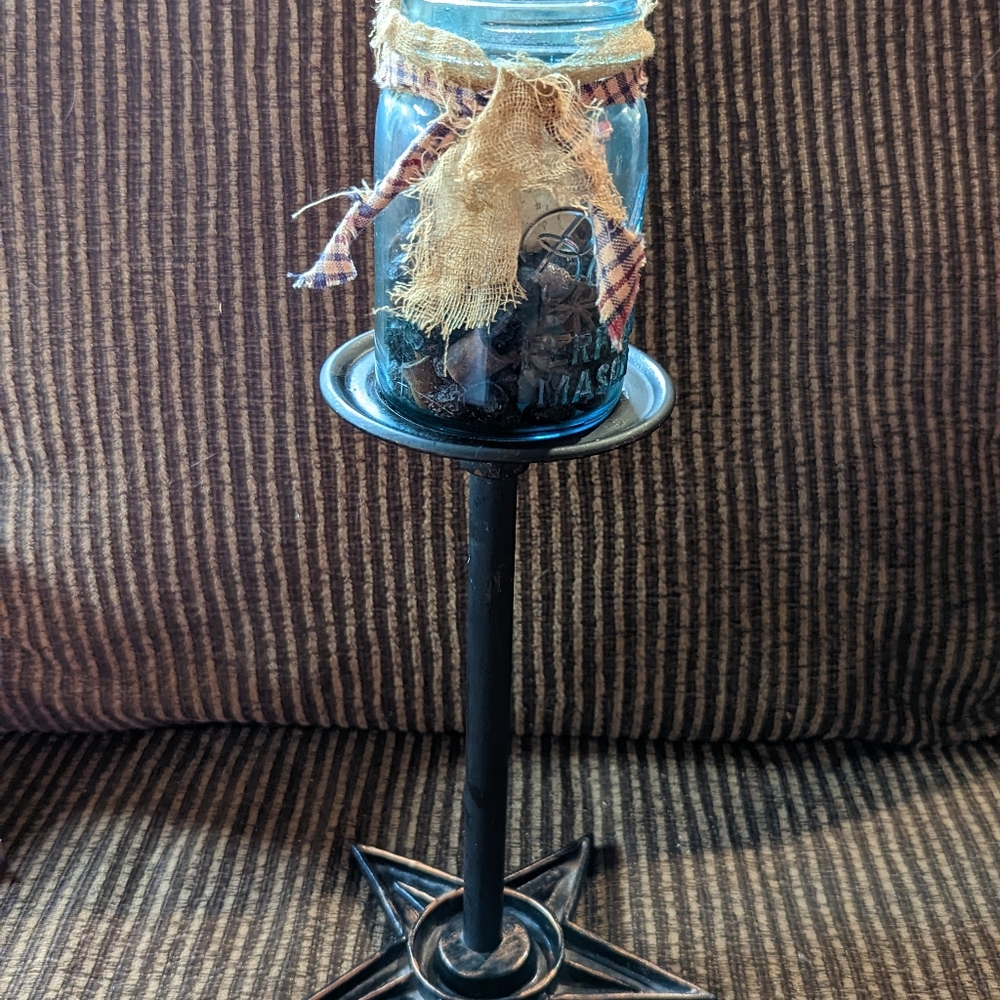 Primitive Mason Jar Stand